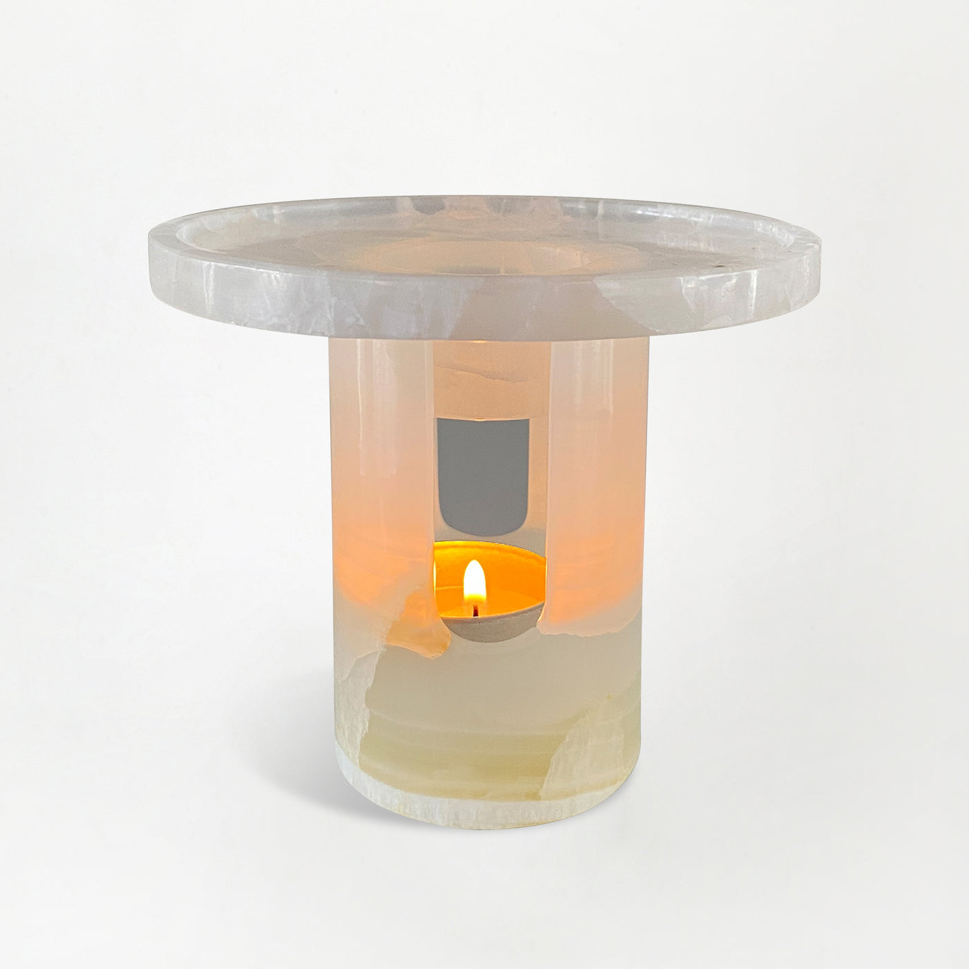 Aroma Scented Lamp Nero Marquina / Onyx White