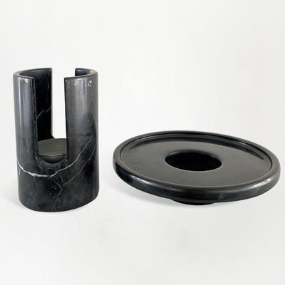 Aroma Scented Lamp Nero Marquina / Onyx White