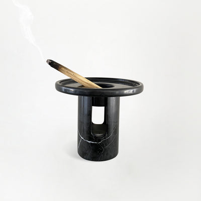 Aroma Scented Lamp Nero Marquina / Onyx White