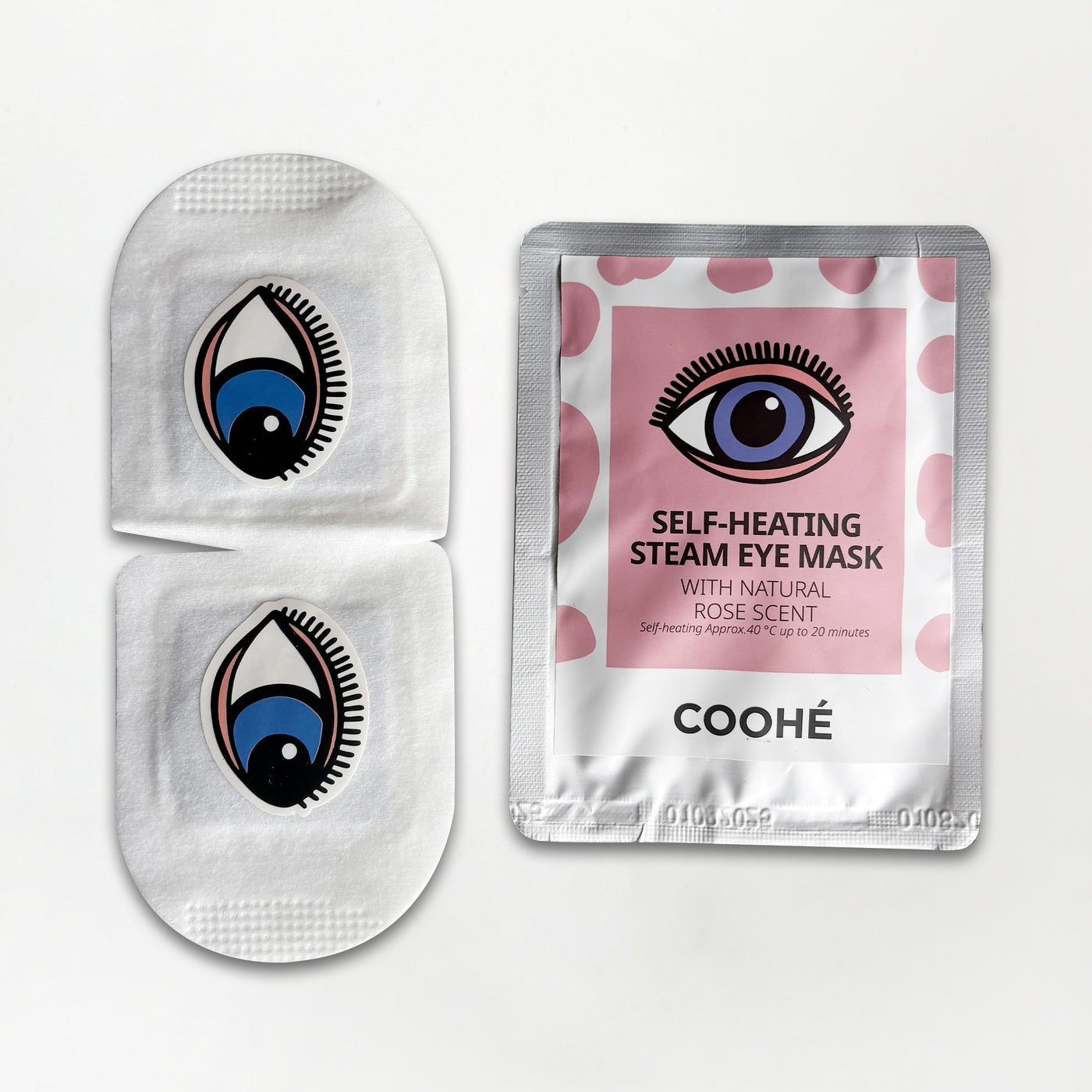 Selvopvarmende Øjenmaske 8 stk