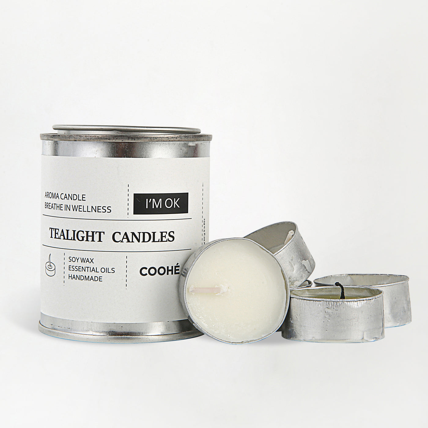 I'M OK fyrfadsduftlys 5 Varianter