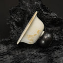 DOT Ceramic Incense Holder White/Black