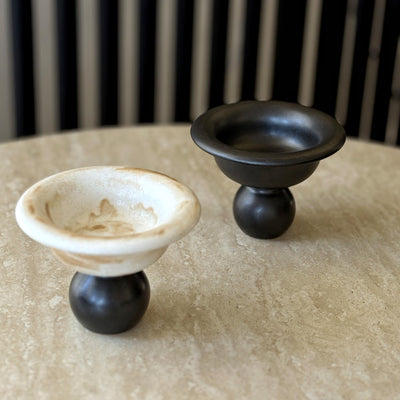 Bowl Dot Incense Ceramic Holder