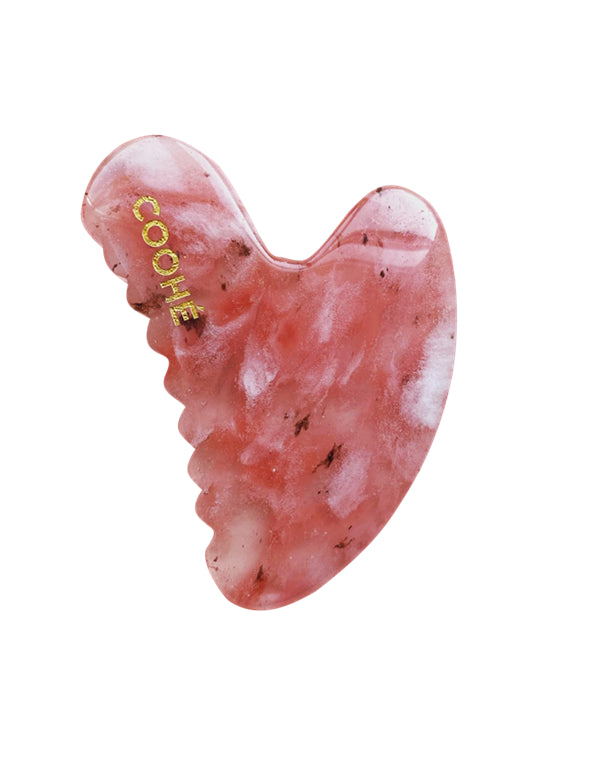 Gua Sha Red Quartz Face